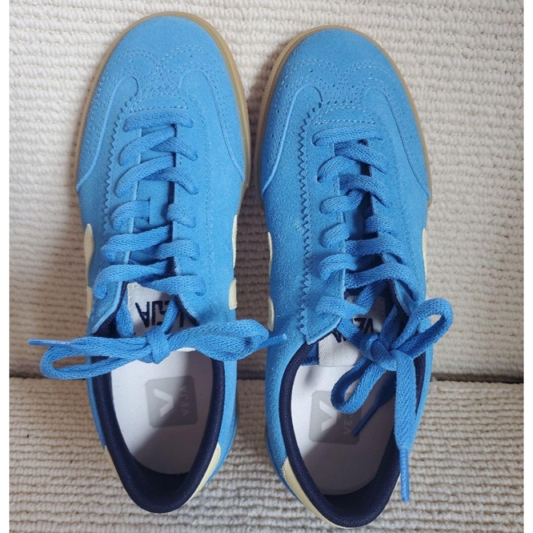 ☆未使用☆VEJA☆24センチ☆レア色ブルー×スエード☆スニーカー。