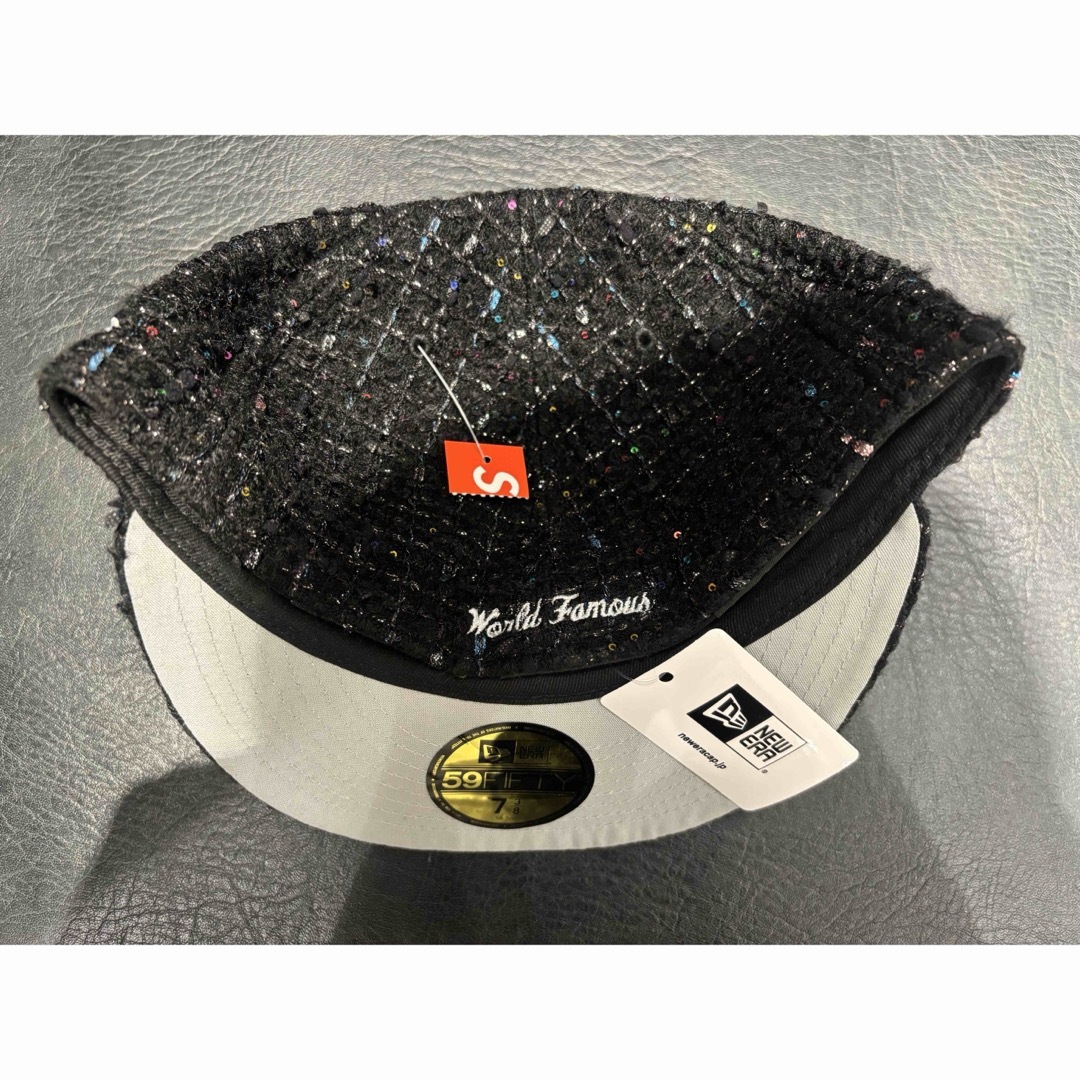 Supreme - supreme Bouclé Box Logo New Era 黒 7 3/8の通販 by