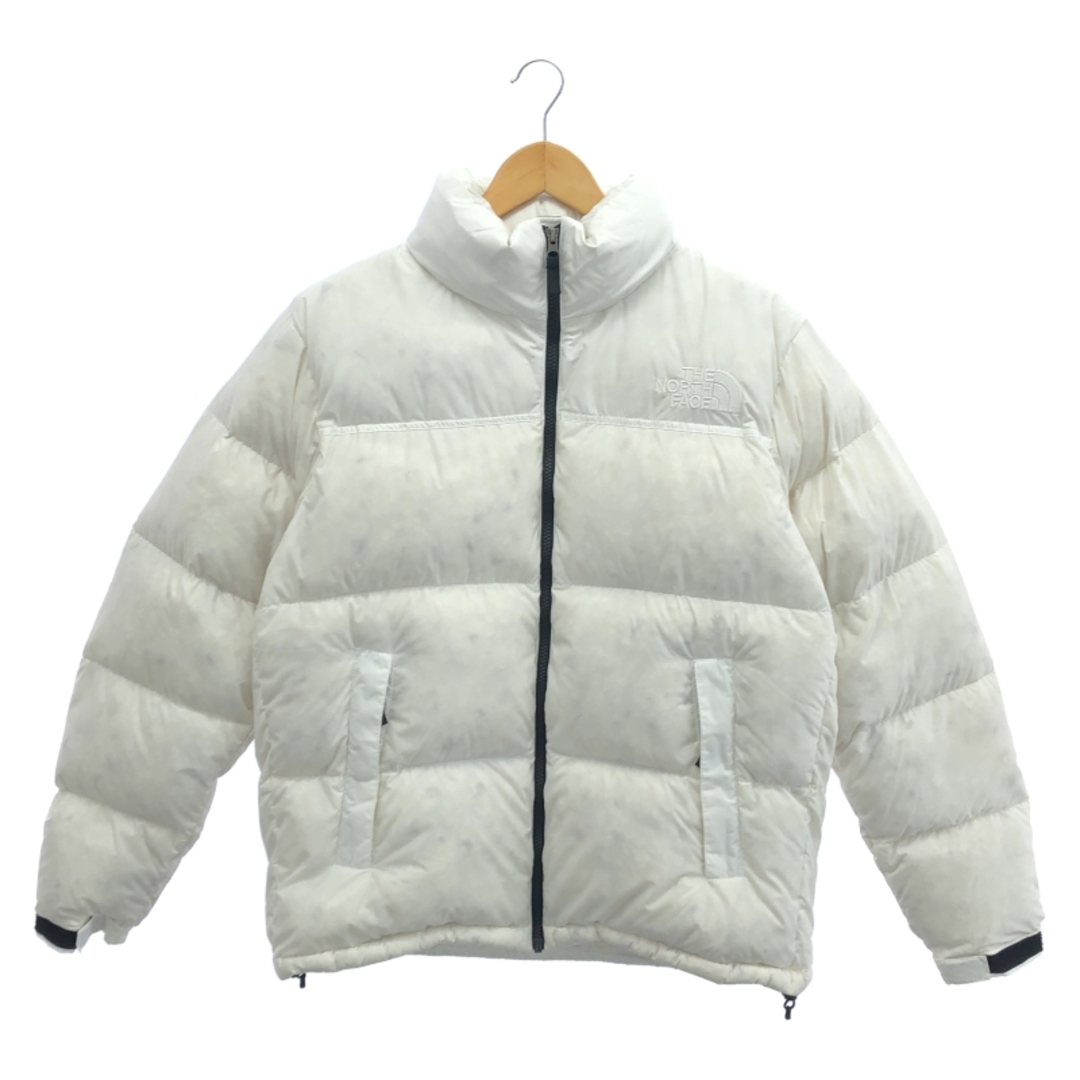 THE NORTH FACE - 【中古】THE NORTH FACE Undyed Nuptse Jacket L 白