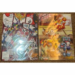 ポケモン - マリオ ピカチュウ クリアファイル 3枚セット ルイージの