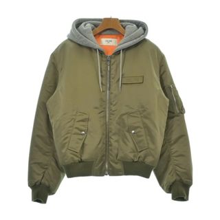 CELINE - CELINE セリーヌ ミリタリーブルゾン S カーキ 【古着