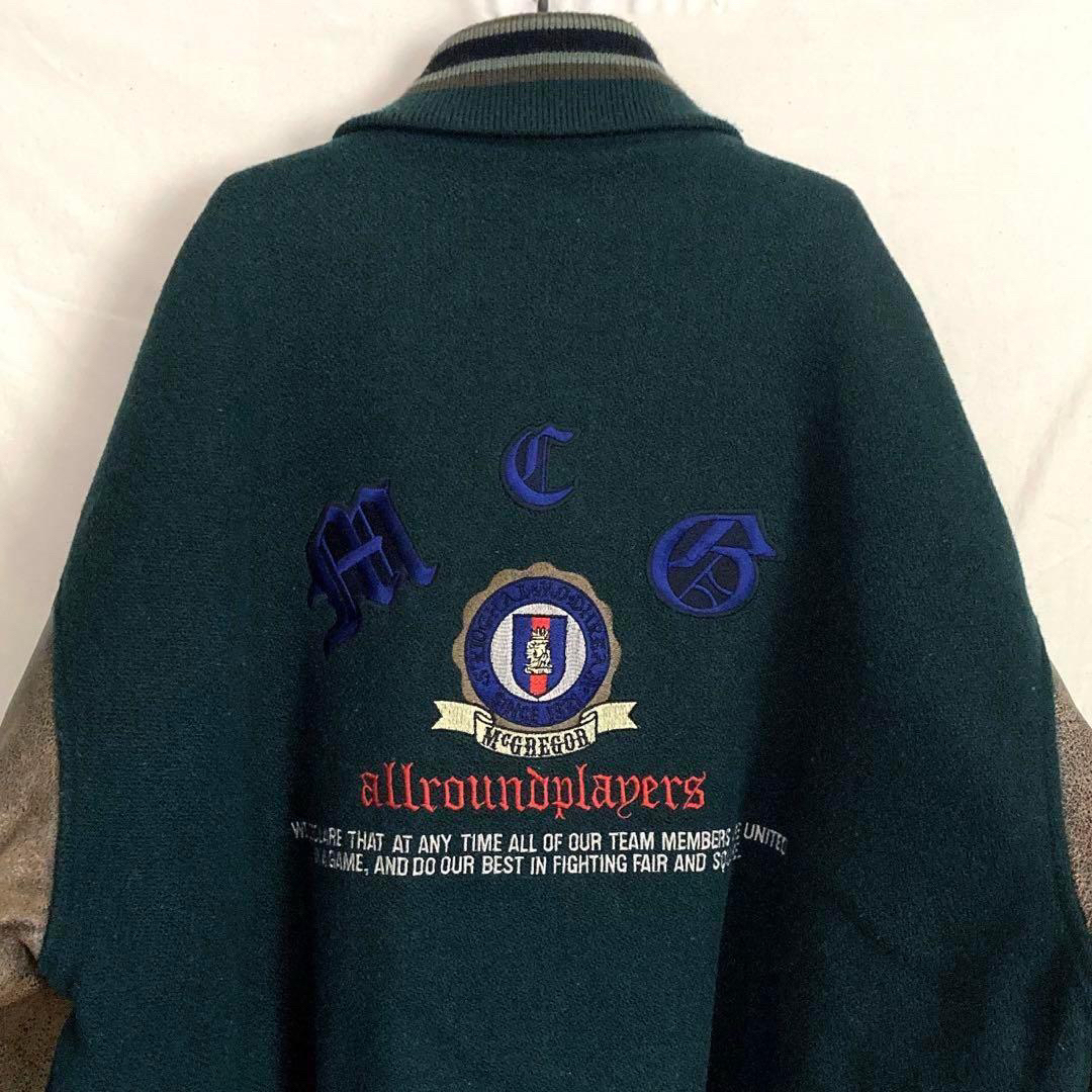 McGREGOR - McGREGOR 80sオールドマックレガー 刺繍ワッペン 袖本革