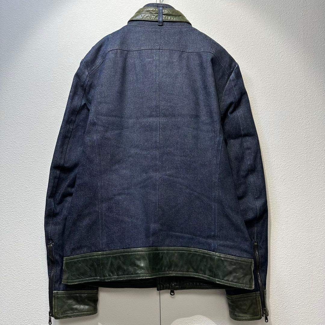 junhashimoto - 希少 ジュンハシモト 上質 レザーコンビ デニム