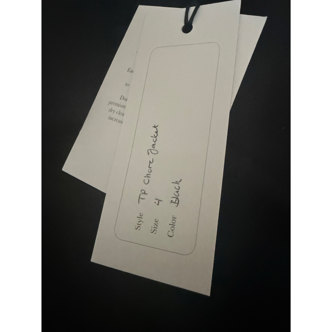 Lea Boberg 25AW TP Chore Jacket Black黒4の通販 by KURO｜ラクマ