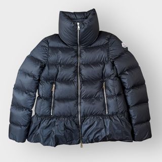 MONCLER - 良品 MONCLER ANET フリル ダウンジャケット ブラック 黒 M