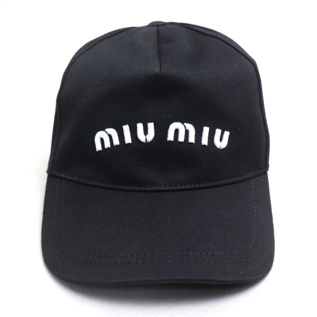 MIU MIU - MIUMIU ミュウミュウ ドット柄 リボン付き キャップ