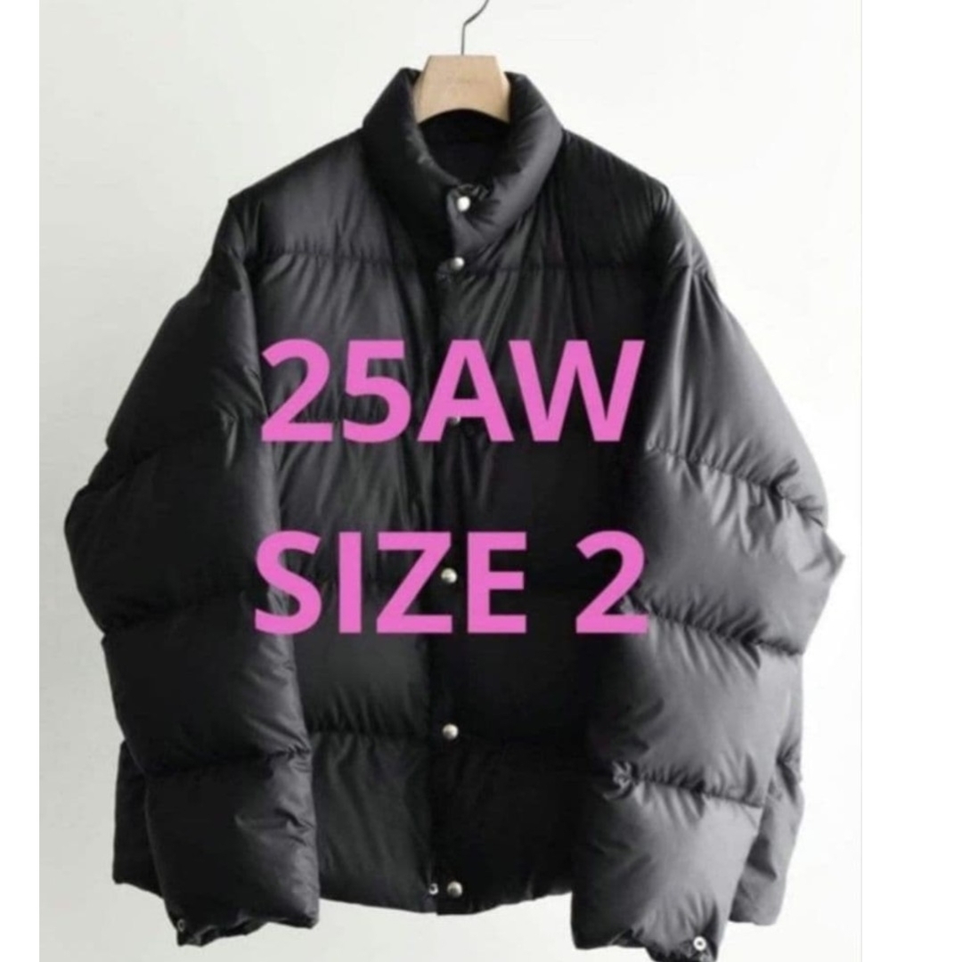 COMOLI - 25AW comoli コモリ ダウンジャケット ブラック サイズ2の