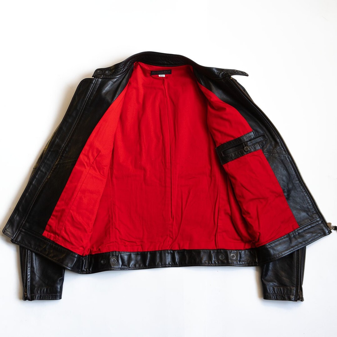 美品】HAROLDS GEAR【ホースレザー シングル ライダース ジャケット