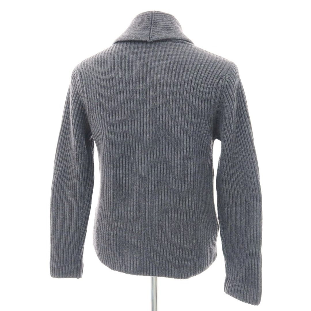 ZANONE - 【中古】ザノーネ ZANONE ウール ショールカラー リブニット