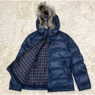 BURBERRY BLACK LABEL - 美品 レア バーバリーブラックレーベル ダウン