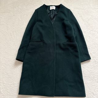 UNITED ARROWS - ユナイテッドアローズ ノーカラー ベルスリーブコート