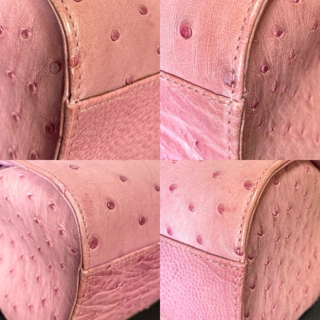 濱野皮革工藝/HAMANO - 【美品】HAMANO 濱野皮革工藝 オーストリッチ