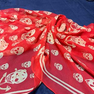 Alexander McQueen - Alexander McQueen スカル プリント シルク