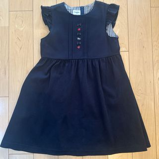 familiar - ファミリア ワンピース 90 デニム 刺繍の通販 by may