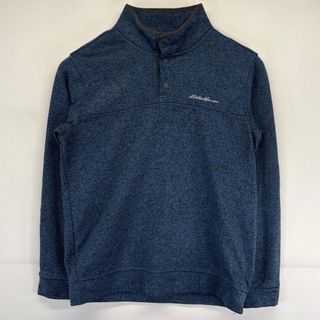Eddie Bauer - 90s エディーバウアー ヘンリーネック コットンニット