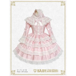 BABY,THE STARS SHINE BRIGHT - マリーアントワネット柄JSK(エンジ)の