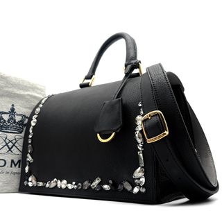 A.D.M.J. - 【新品・未使用】ADMJ スワロフスキー クロコ型押しトート