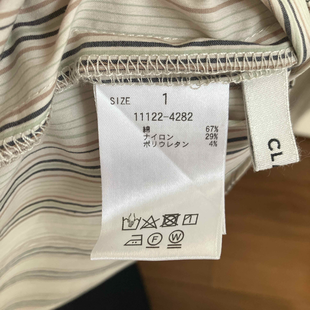 CLANE - クラネ ストライプシャツの通販 by みき's shop｜クラネならラクマ