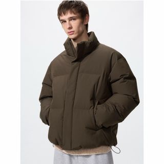 UNIQLO - 【完売品】ユニクロ シームレスダウンパーカー ブラウン Lの