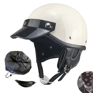 ニューエラ風 ヘルメット 半キャップ ベースボールキャップの通販 by