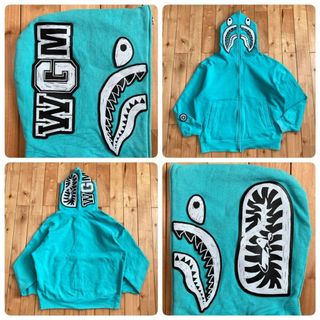 A BATHING APE - 最終値下げ 新色 カモフラージュ シャーク パーカー