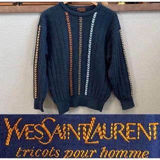 SAINT LAURENT - SAINT LAURENT PARIS サンローランパリ ラメ入り リブ