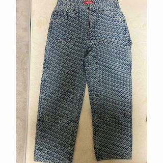 Supreme - supreme ニューヨークヤンキース デニムジーンズ ブラック