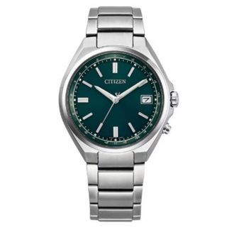 CITIZEN - CITIZEN コスモトロン メンズ 電磁テンプ式 文字盤グリーン