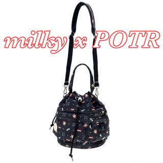 PORTER - ポーター×エックスガール レオパード柄×XGロゴ ドラムバッグ