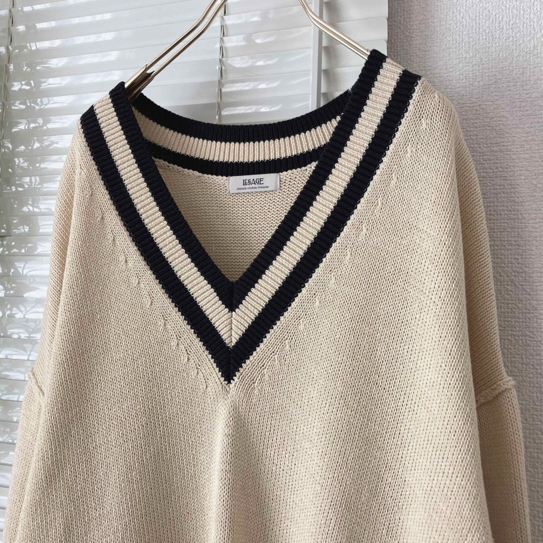 JOURNAL STANDARD - 【2024SS】L'ESSAGラインVネックプルオーバー