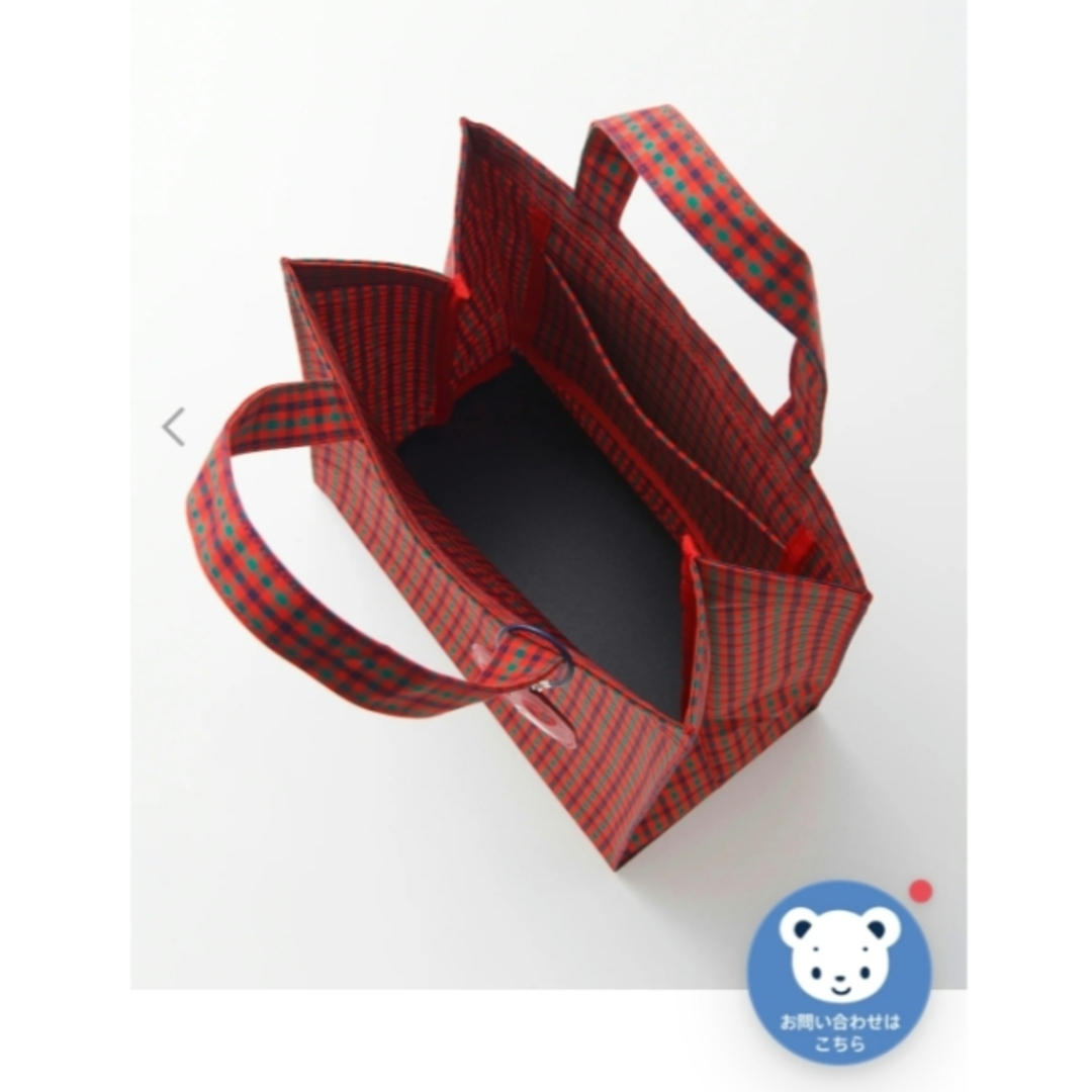 familiar - 新品未使用タグ付き ファミリア チェック トートバッグ 大