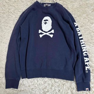 A BATHING APE - A BATHING APE エイプ スウェット トレーナー L 水色