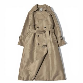 DEUXIEME CLASSE - ドゥーズィエムクラス ギャバ ノーカラー トレンチ