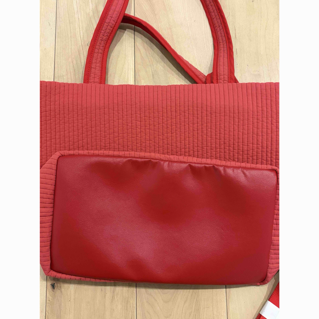 familiar - 未使用 ファミリア ピオヌンナル バッグ ハワイ レッドRDの