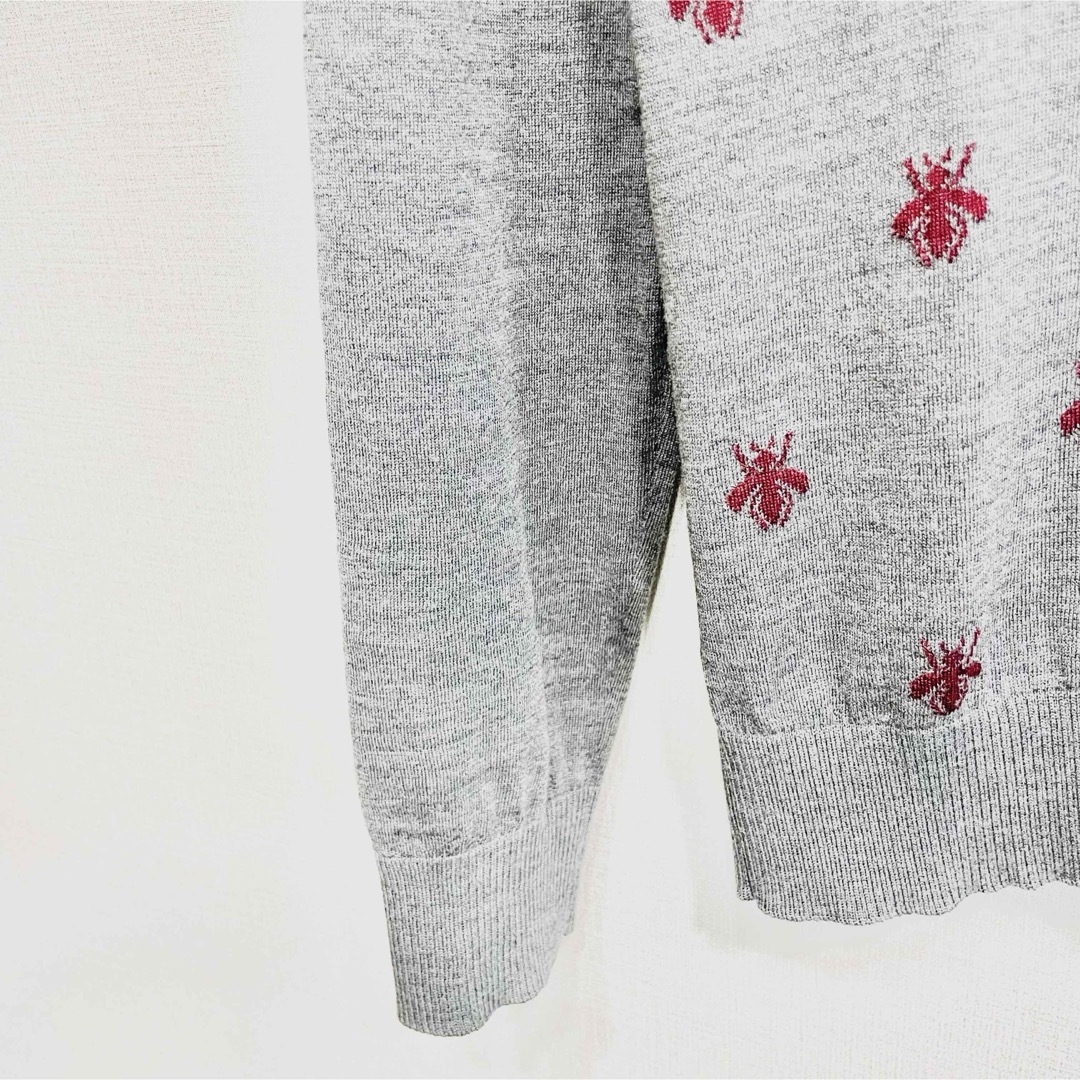 GUCCI - 【美品】GUCCI グッチ ニット カーディガン ビー&スター 刺繍