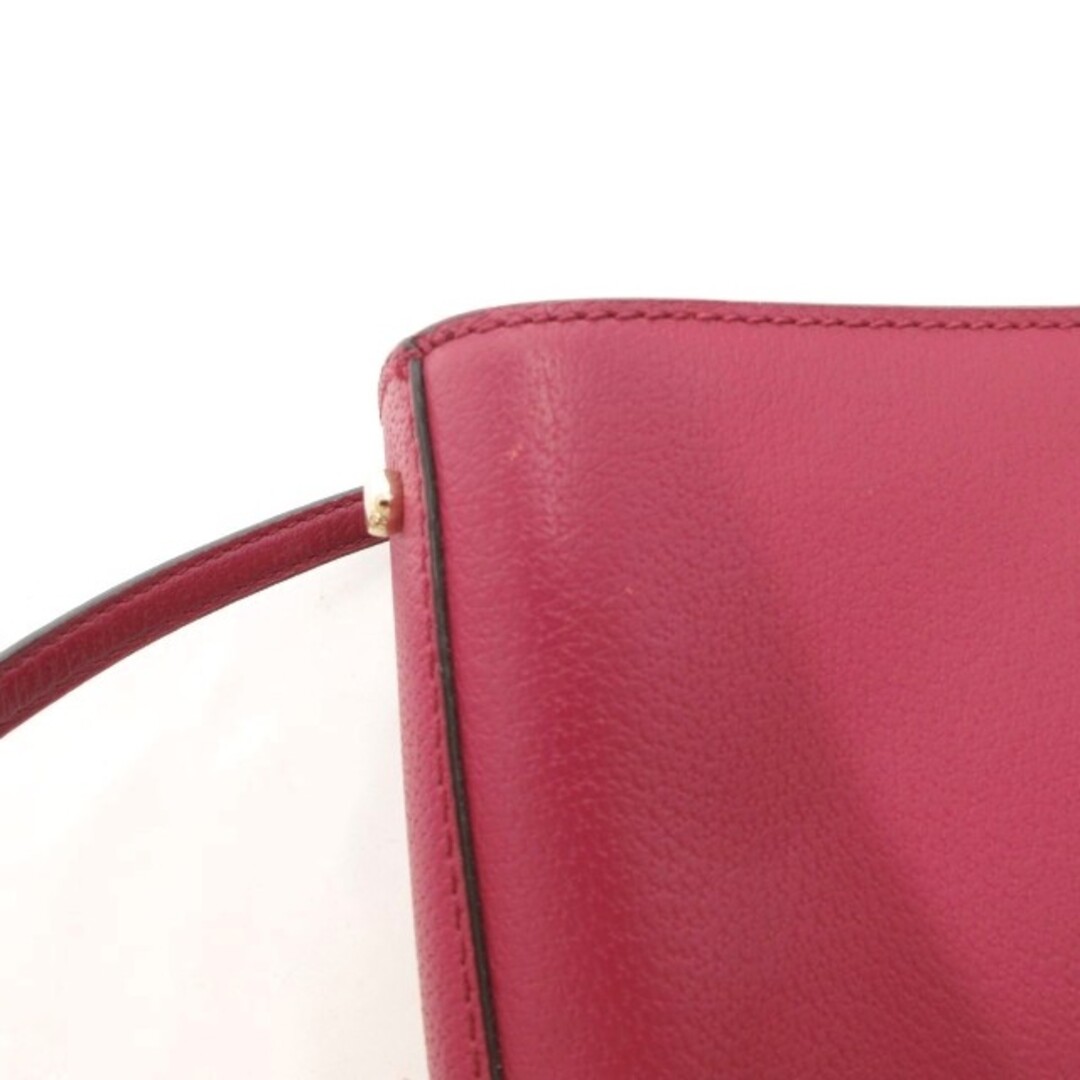 ケイトスペード ハンドバッグ ショルダー 2WAY レザー ロゴ ボルドーの