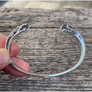 市松 シルバーバングルの通販 by つぶの店｜ラクマ