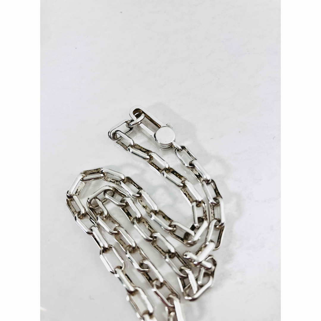 GUCCI - 【美品】GUCCI レクタングル チェーン ネックレス 男女兼用