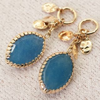 agete - agete K10 ターコイズ ピアスチャームの通販 by jKK14 プロフ