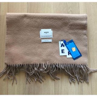 サンローラン パリ マフラー ストール ボーダー ロング ウール混 赤 黒