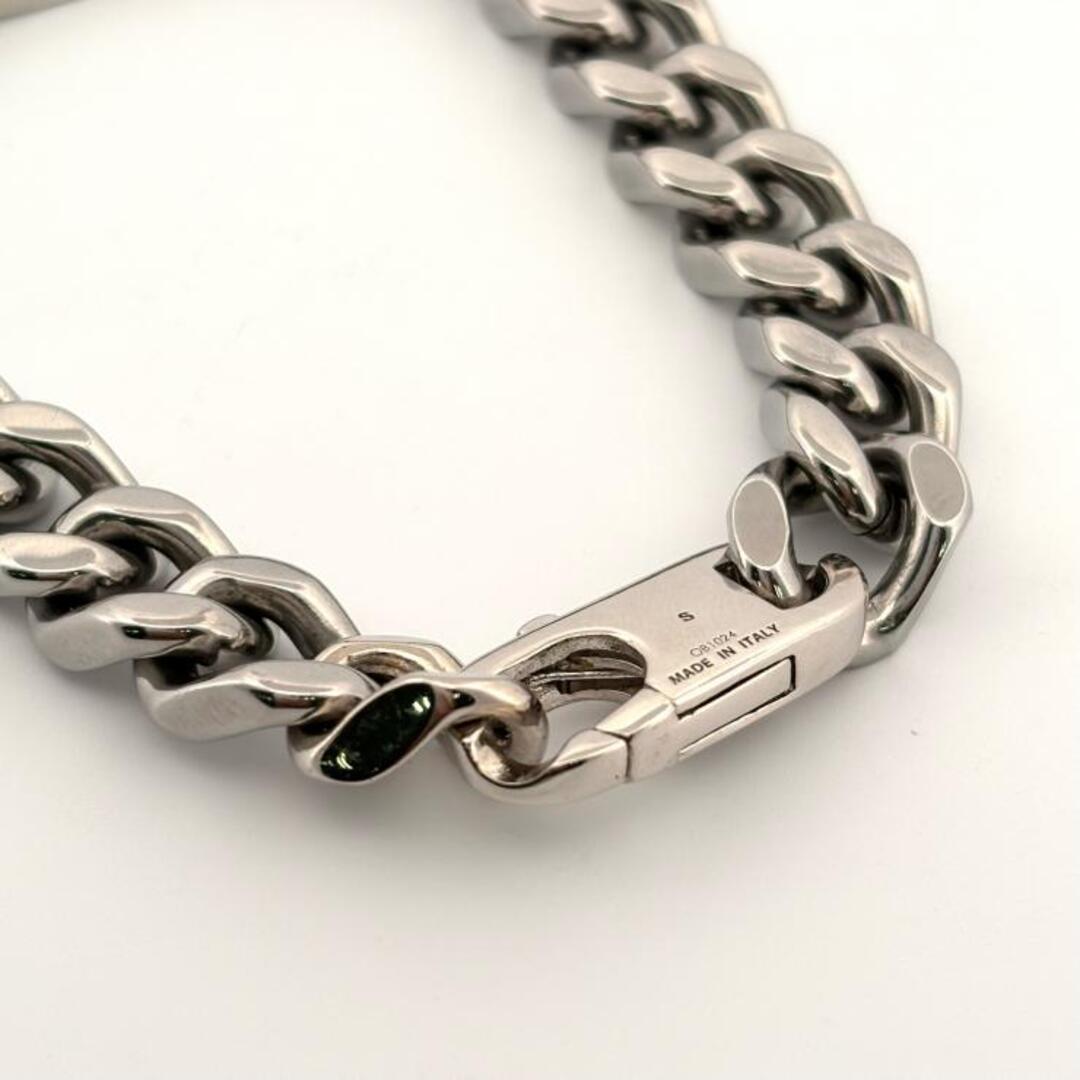 FENDI - FENDI FF バゲット ブレスレット シルバーカラー チェーン