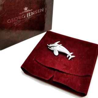 Georg Jensen - ジョージジェンセン ブローチ 295 フラワー シルバー