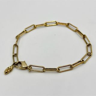 ete - エテ カットボール チェーン ブレスレット K10 2連 イエロー