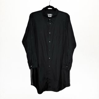BLACK COMME des GARCONS - BLACK COMME des GARCONS 丸襟 総柄シャツ