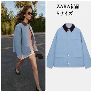 ZARA - ZARA ウール混紡ショート丈ダブルブレストコートの通販 by