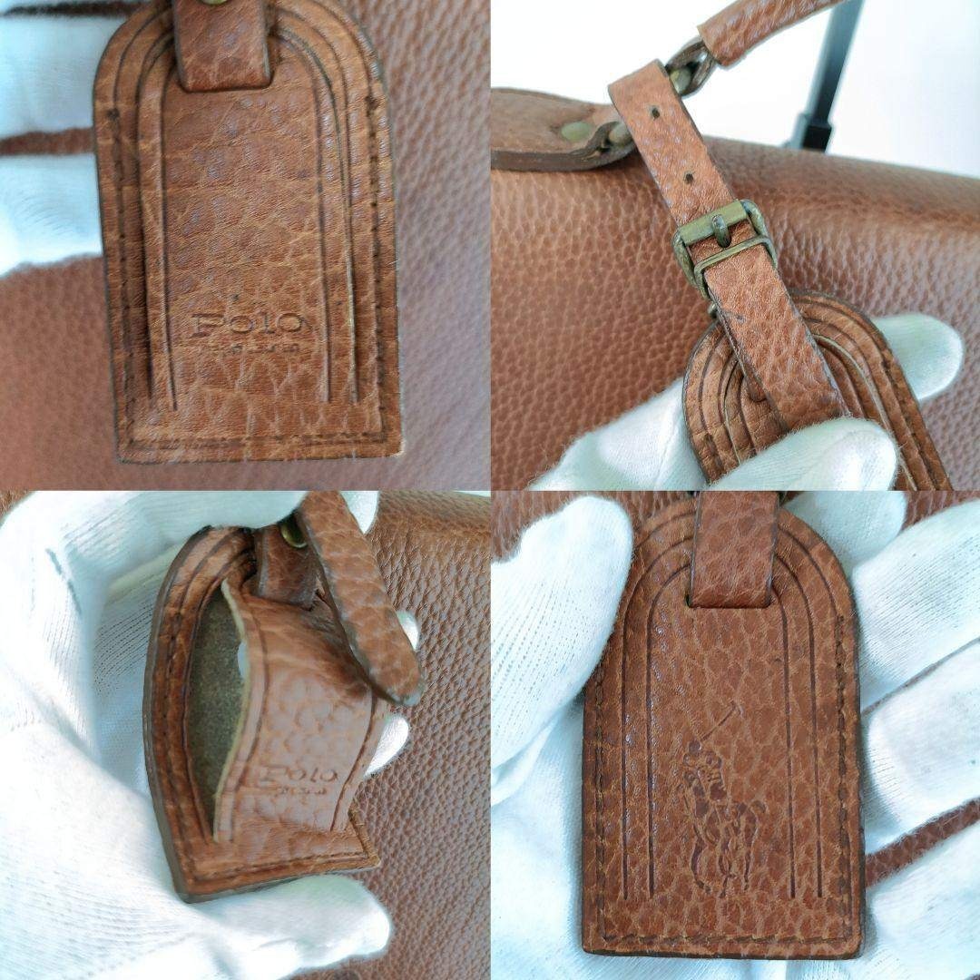 POLO RALPH LAUREN - 美品・超大容量 ポロラルフローレン シボ革2way