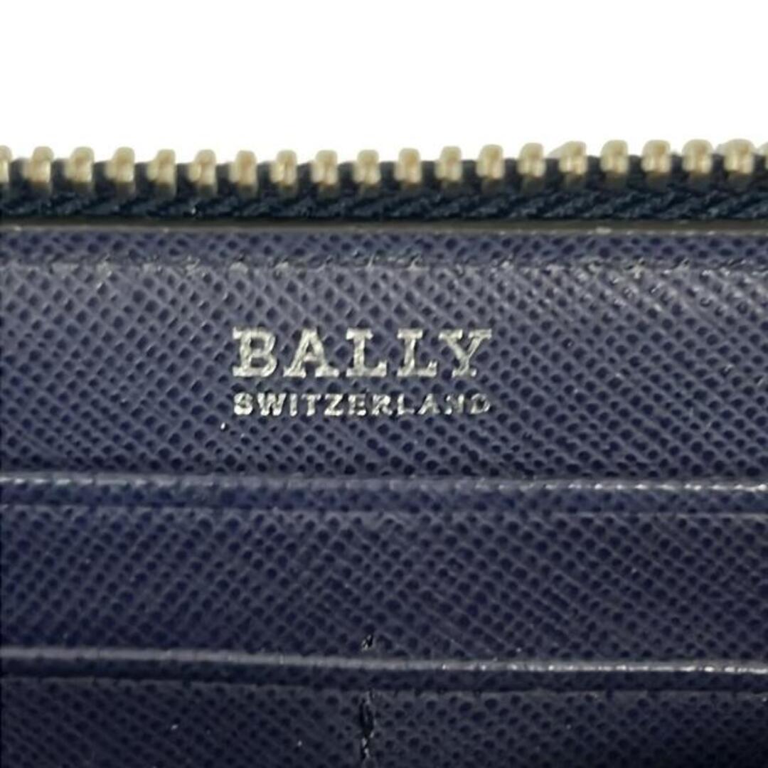Bally - BALLY(バリー) 長財布 - ネイビー ラウンドファスナー レザー