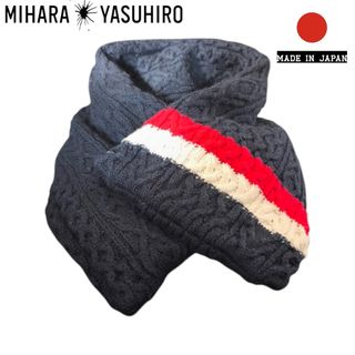 BALENCIAGA - バレンシアガ BALENCIAGA ロゴ バイカラー マフラー