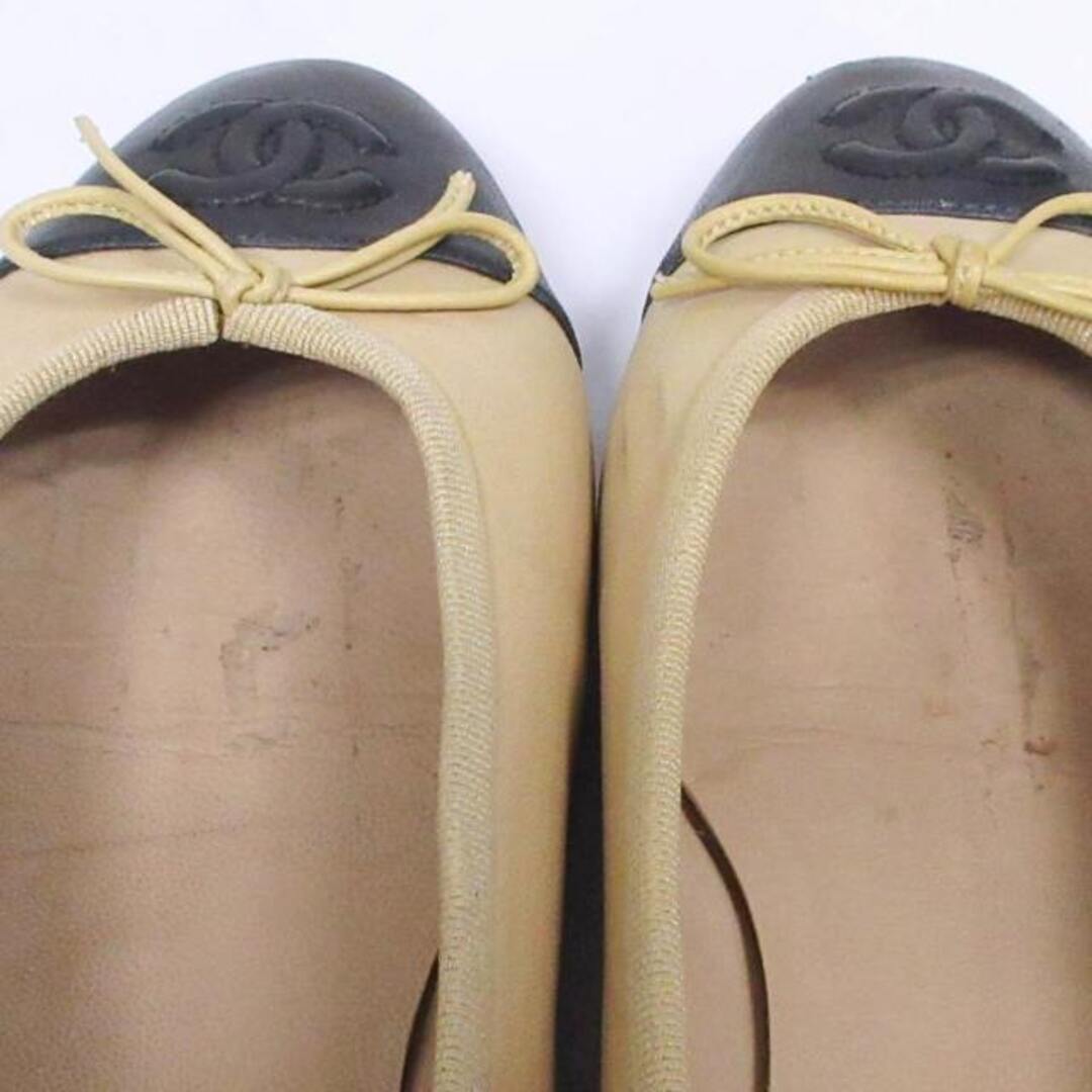 CHANEL - シャネル バレリーナ バレエシューズ ココマーク ロゴ バイ