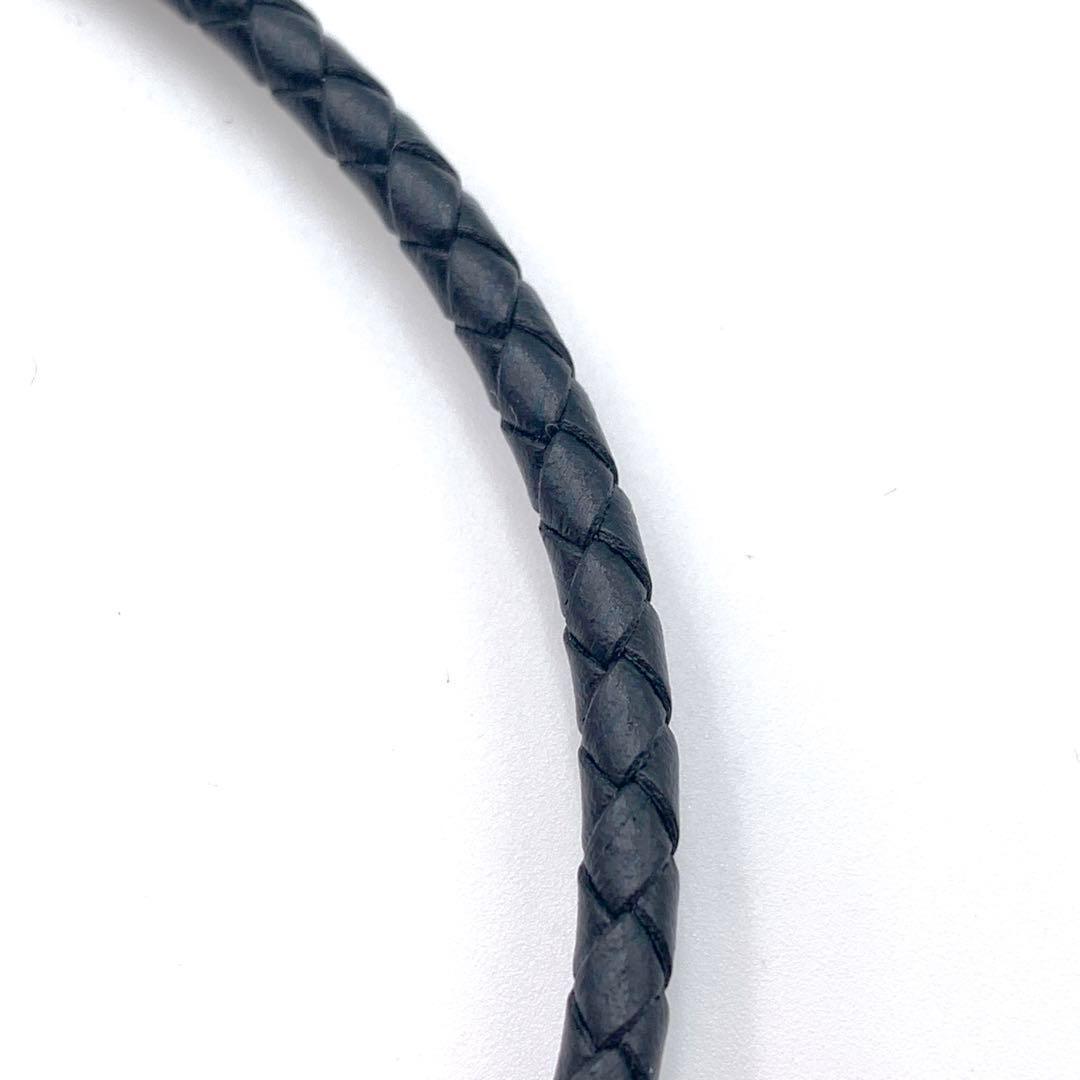 HERMES - エルメス ジャンボ チョーカー 編み込み2連ブレス シルバー